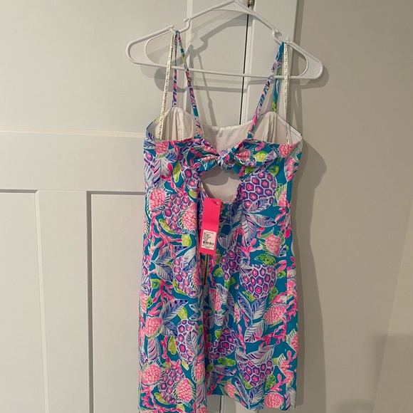 Lilly Pulitzer Shelli Floral Stretch Cotton Shift Dress NWT - Picture 5 of 7